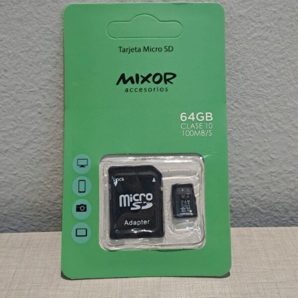 memoria micro sd mixor 64 gb