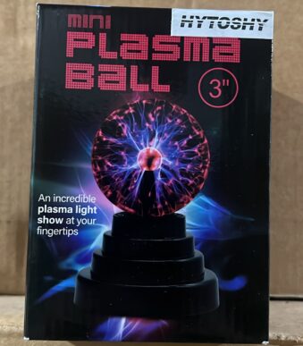 BOLA LED PLASMA RAYO HACIA EL DEDO