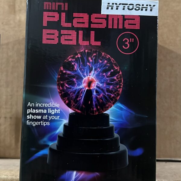BOLA LED PLASMA RAYO HACIA EL DEDO