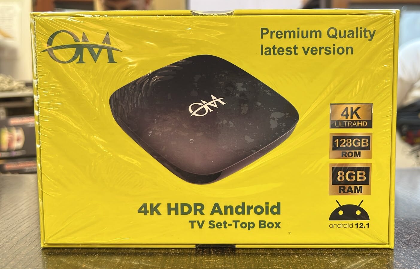 TV BOX OM 4K 8GB TV BOX OM 4K 8GB