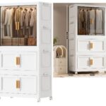 ROPERO ARMABLE ARMARIO PLEGABLE 3 CUERPOS HYY070 2W