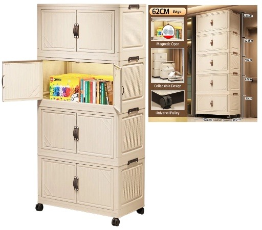 ORGANIZADOR PLEGABLE 4 NIVELES CAJONERA ESTANTE PF6504 ORGANIZADOR PLEGABLE 4 NIVELES CAJONERA ESTANTE PF6504