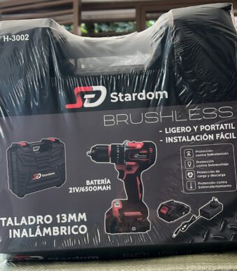 TALADRO INALAMBRICO STARDOM H-3002 2 BATERIAS 13MM