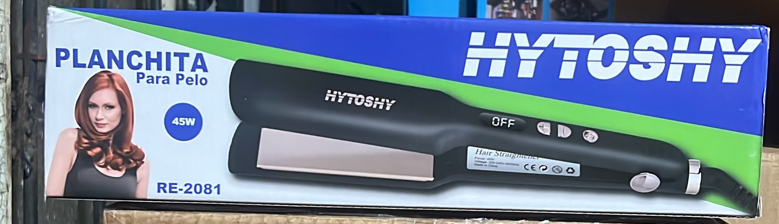 PLANCHA DE PELO HYTOSHY 45W // COD. RE-2081 PLANCHA DE PELO HYTOSHY 45W // COD. RE-2081