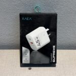 cargador xaea tipo c y usb hembra 45w