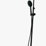 SET DE DUCHA SHOWER SET EXTERIOR COMPLETA CON DUCHADOR NEGRO REDONDA GJBB05