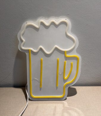 CARTEL NEON LED 693 JARRA CERVEZA 27X35 CODIGO: 2-574 SIN CAJA