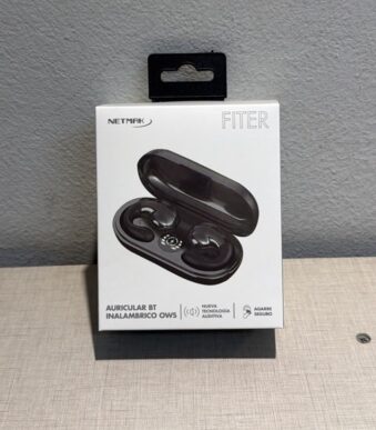 AURICULAR BLUETHOOT TOUCH CON DISPLAY NETMAK OWS CLIP ON NM-FITER