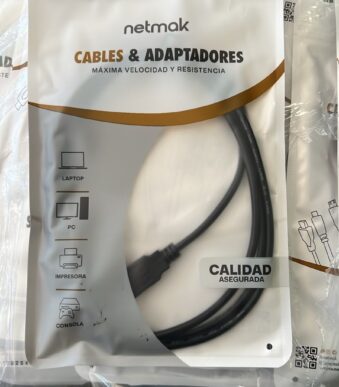 CABLE USB A TIPO C NETMAK 3.1AM 1.5M NM-C99