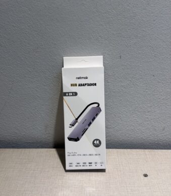 HUB USB 6 EN 1 TIPO C NETMAK NM-6EN1