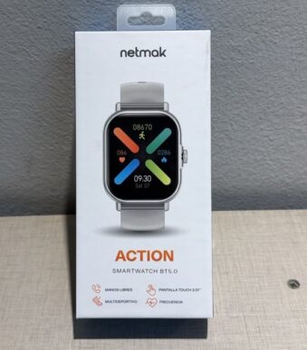 RELOJ SMARTWATCH BLUETHOOT 2" BT5.3 NETMAK NM-ACTION-S COLOR GRIS