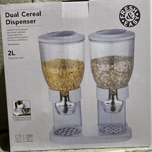 DISPENSER DE CEREALES DOBLE 2L M-418