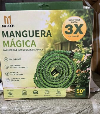 Manguera Expansible 15Mts con Pistola Regador