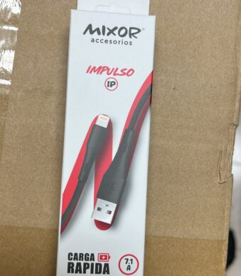 CABLE USB EN CAJA 7.1 AM USB A LITHING IMPHONE  MIXOR IMPULSO