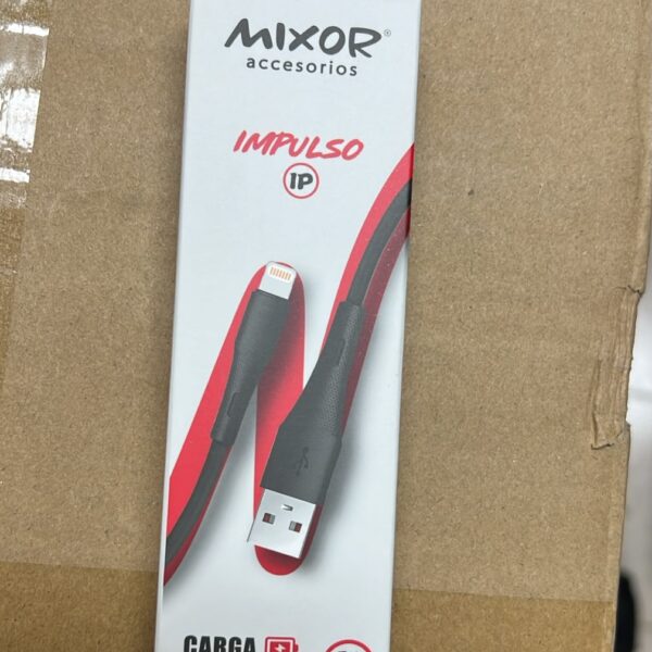 CABLE USB EN CAJA 7.1 AM USB A LITHING IMPHONE  MIXOR IMPULSO