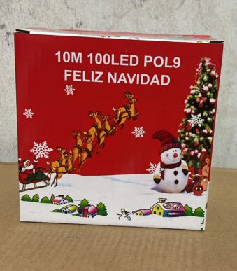 MANGUERA FINA DE LEDS VIOLETA 10 M POL9