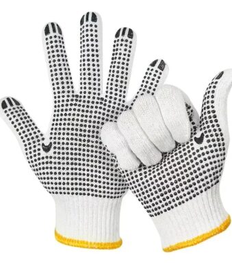 GUANTES ALGODON CALIDAD REFORZADO TRABAJO K-64177