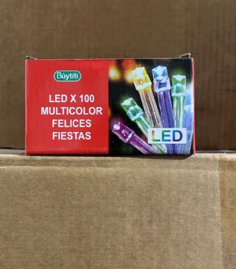 LUZ NAVIDEÑA 100 LEDS COLORES RGB POL 5