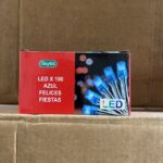 LUZ NAVIDEÑA 100 LEDS COLOR AZUL POL 7