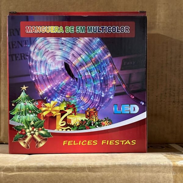MANGUERA LED 5 METROS MULTICOLOR POL 10