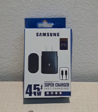 cargador tipo c hembra rep samsung - cabezal + cable 45w