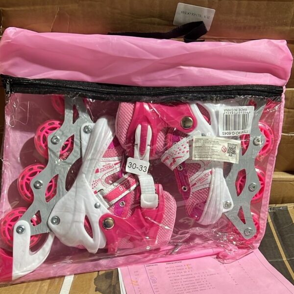 PATINES TALLE 30/33 AJUSTABLE ROSA