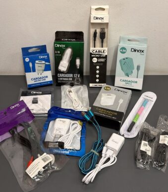 COMBO CARGADORES + CABLES DINAX (SIN DESCUENTO)