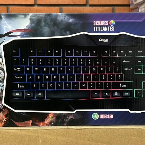 COMBO TECLADO Y MOUSE GAMER KL116 GLOBAL RGB