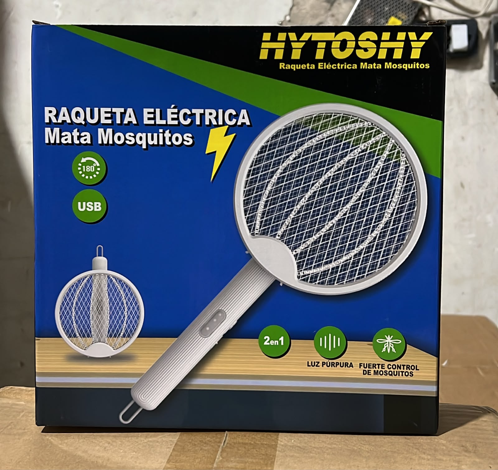 RAQUETA MATA MOSQUITO BATERIA HYTOSHY XH-889 RAQUETA MATA MOSQUITO BATERIA HYTOSHY XH-889