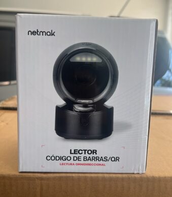 LECTOR DE CODIGO DE BARRAS NETMAK NM-LC605 CON USB Y LECTOR QR 1D /2D
