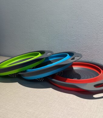 COLADOR ESCURRIDOR PLEGABLE SILICONA