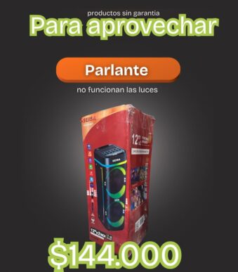 PARLANTE BT 12" X2 CON CONEXIÓN A 220V + 1 MICROFONO Y CONTROL REMOTO YX-C21027 - OFERTA (CON DETALLE)