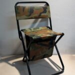 SILLA PLEGABLE CAMPING MILITAR CON BOLSO ABAJO EA-223
