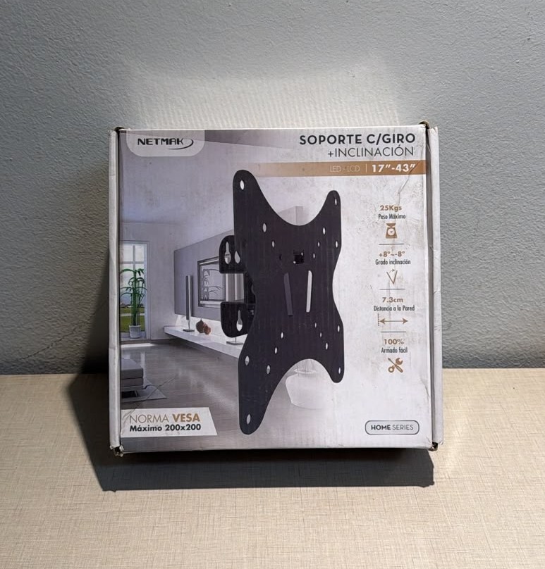 Soporte Led/Lcd 17"- 42" Fijo C/Giro E Inclinacion NM-ST02 Soporte Led/Lcd 17"- 42" Fijo C/Giro E Inclinacion NM-ST02