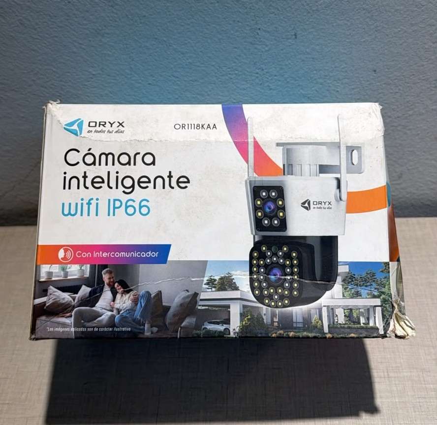 CAMARA WIFI IP66 ORYX - OR1118KAA (CAJA DAÑADA) CAMARA WIFI IP66 ORYX - OR1118KAA (CAJA DAÑADA)