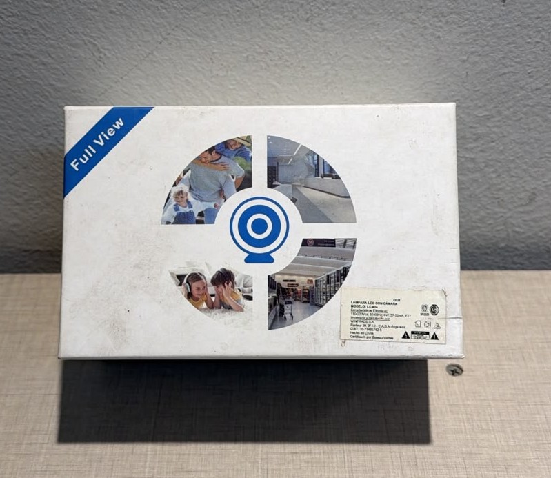 Lámpara Cámara Ip Wifi Led 360 FOCO