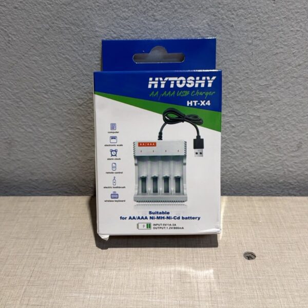 CARGADOR DE PILAS AA Y AAA HITOSHY
