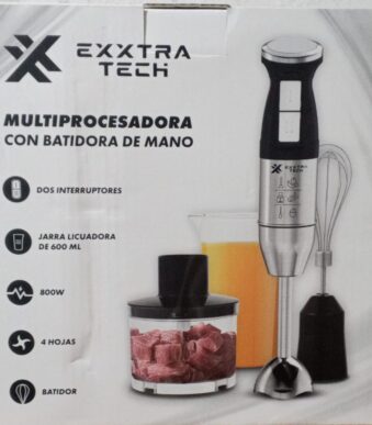 KIT MINI PIMER LICUADORA DE MANO EXTRATECH MP-001