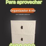 ORGANIZADOR PLEGABLE 4 NIVELES CAJONERA ESTANTE PF6504 - OFERTA
