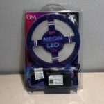 luz led tipo neon con fuente color blanco frio