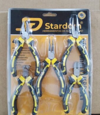 SET DE PINZAS 5 PIEZAS STARDOM SD-8214