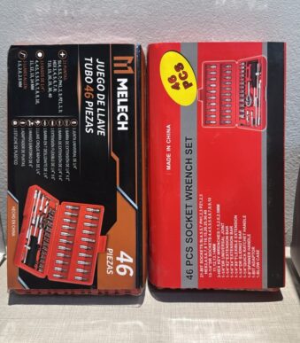 HERRAMIENTAS 46 PIEZAS TUBO LLAVE CRIQUET MELECH