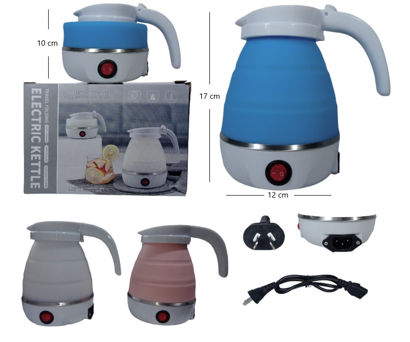 PAVA ELECTRICA PLEGABLE DE SILICONA 600ML