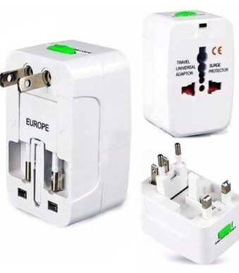 adaptador mundial viajero para enchufes