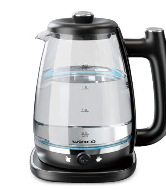 Pava Jarra Eléctrica Corte Mate Vidrio Winco W1719