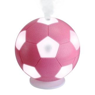 humidificador pelota de futbol rosa