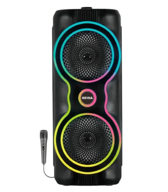 YX-H6633 PARLANTE BLUETOOTH PORTATIL DE 6.5"X 2 +MICROFONO