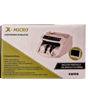 CONTADORA DE BILLETES X-MICO