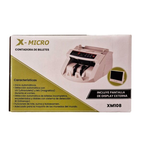 CONTADORA DE BILLETES X-MICO