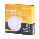 Plafon led aplicar redondo 6w calido candela (6830)